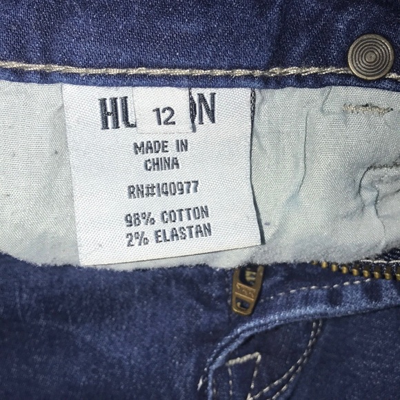 Hudson Girls Bermuda Jean Shorts Size 12 - Picture 4 of 7